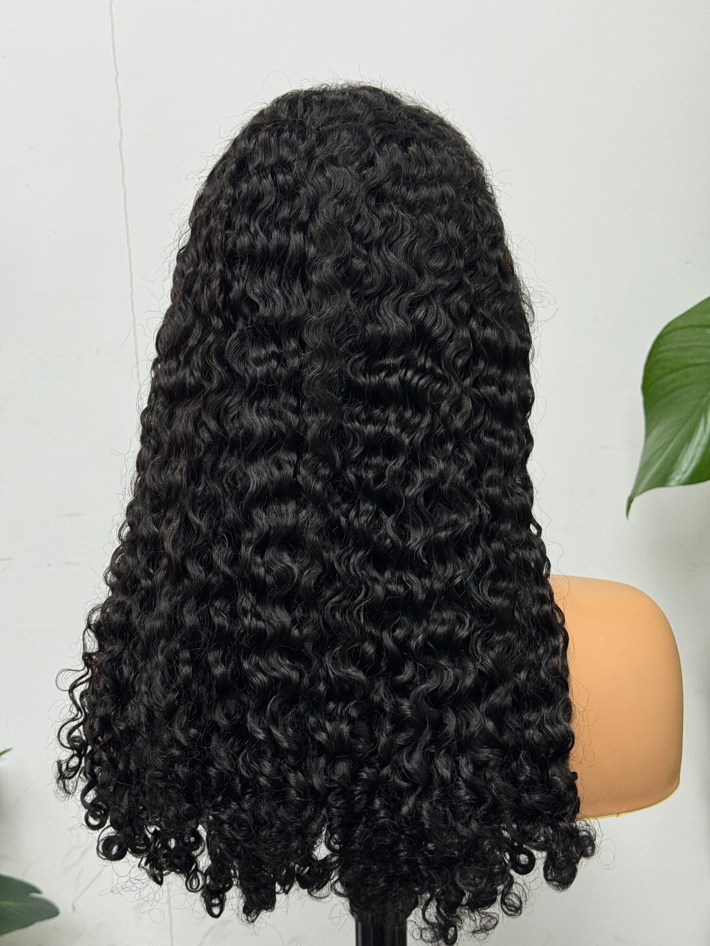 S SEDITTYHAIR Burmese Bouncy Curly Human Hair Wig Double Drawn 13x4 Lace 250% Density
