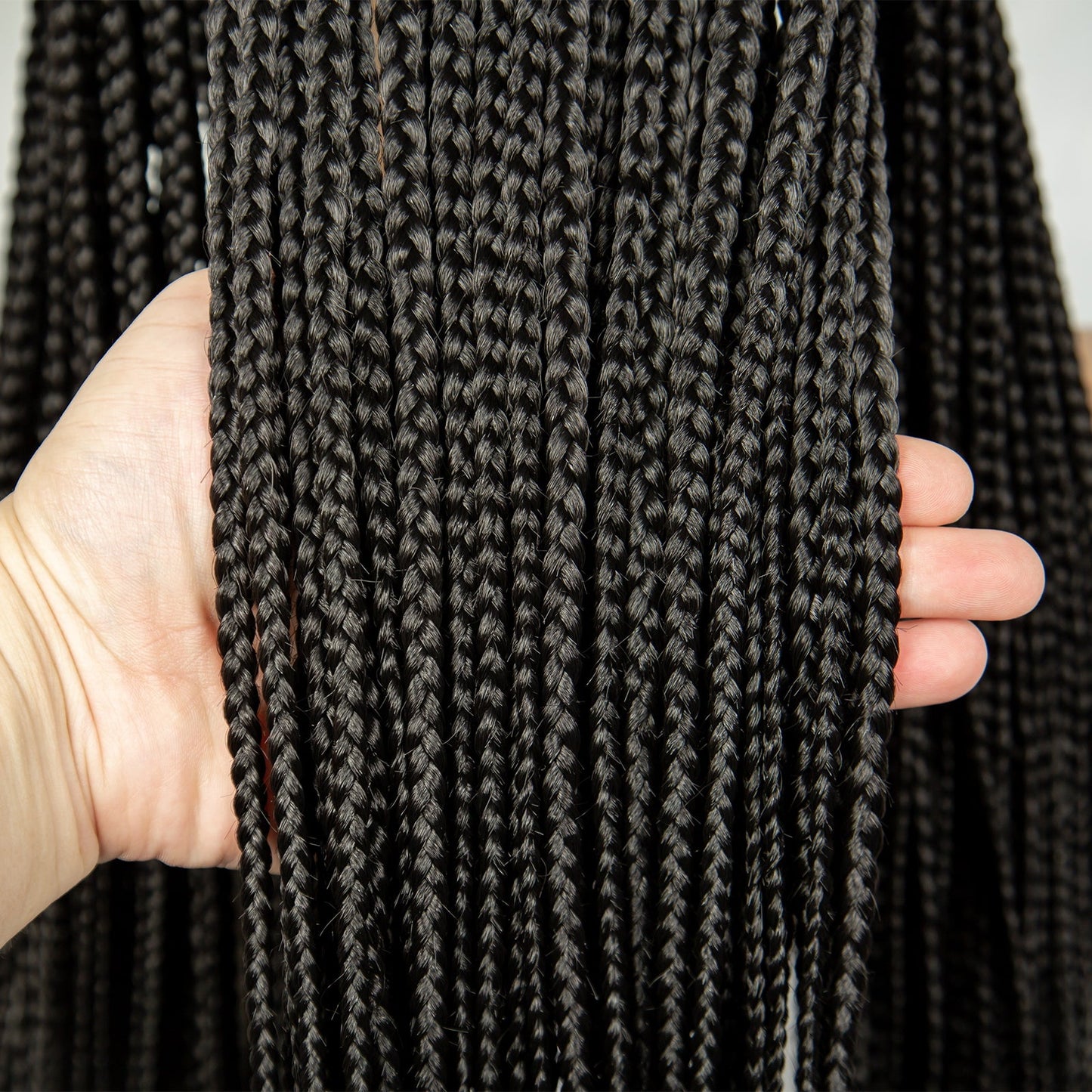 S SEDITTYHAIR Full Lace Box Braided Wig Synthetic Hair 38"
