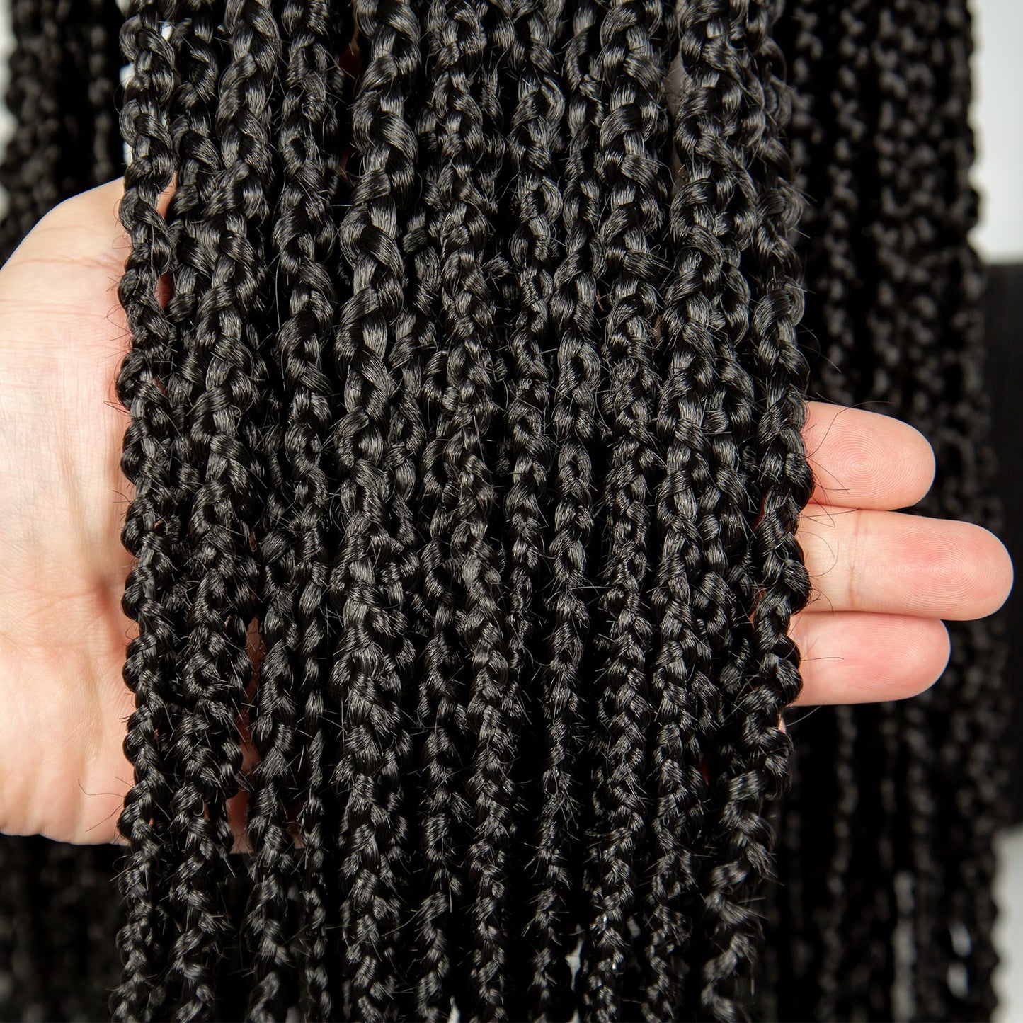S SEDITTYHAIR Synthetic Full Lace Cornrow Twisted Braided Wig Hair 36"