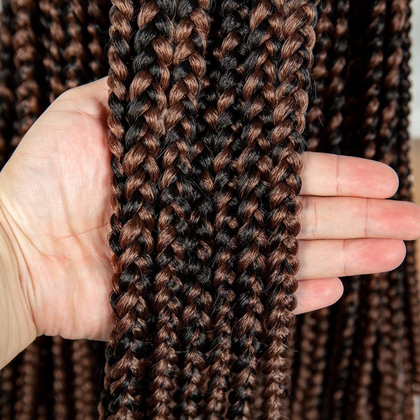 S SEDITTYHAIR Synthetic Braided Wig Full Lace Hair Box Braids 36"