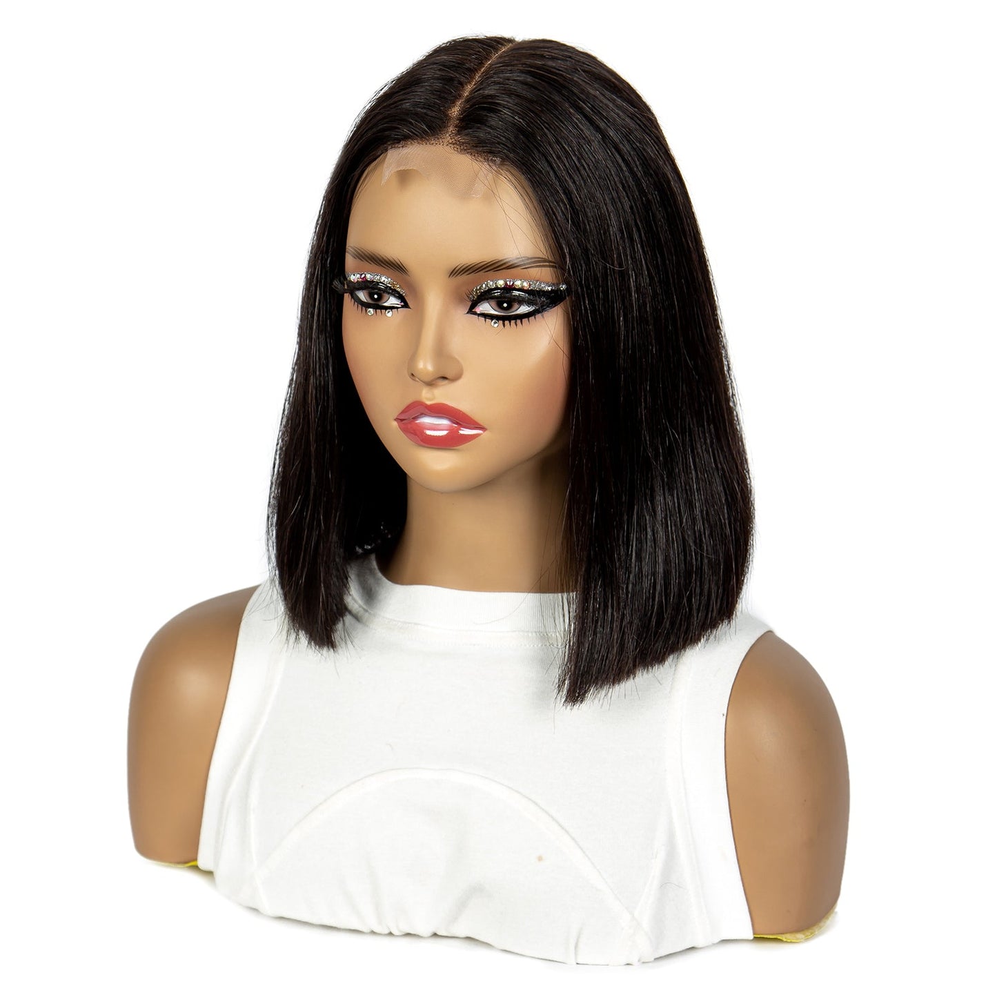 S SEDITTYHAIR Double Drawn 2*6 Lace Closure Straight Wig 200%Density 100% Human Hair