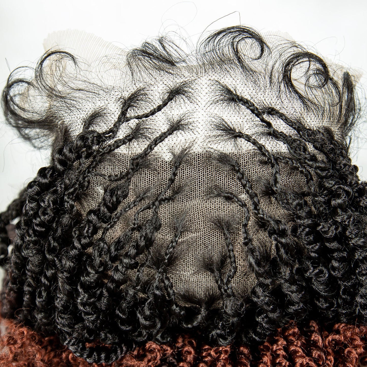 S SEDITTYHAIR Wig Synthetic Braided Wig Full Lace Twisted Braids Hair Wig for Black Women Girls 26 inches
