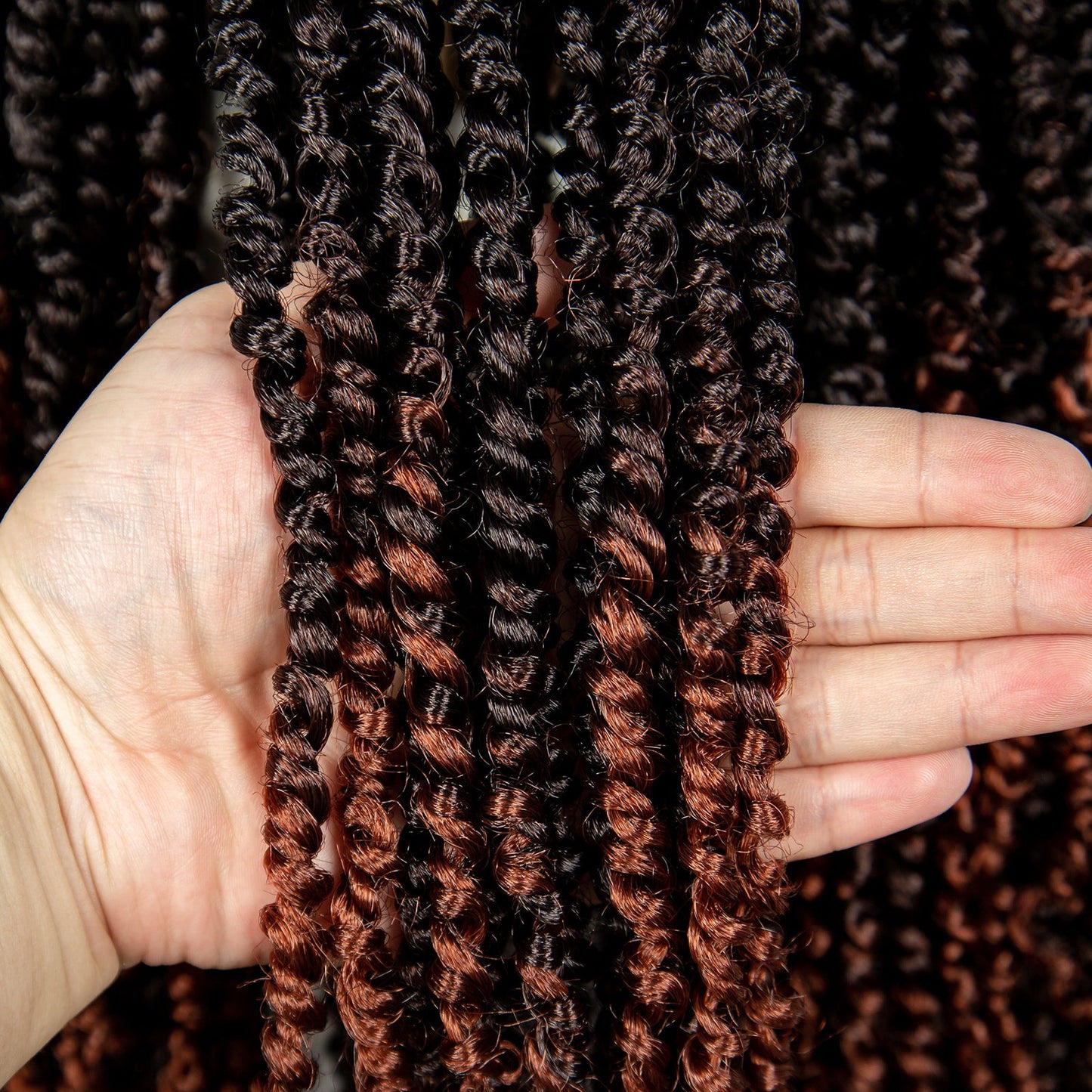 S SEDITTYHAIR Wig Synthetic Braided Wig Full Lace Twisted Braids Hair Wig for Black Women Girls 26 inches