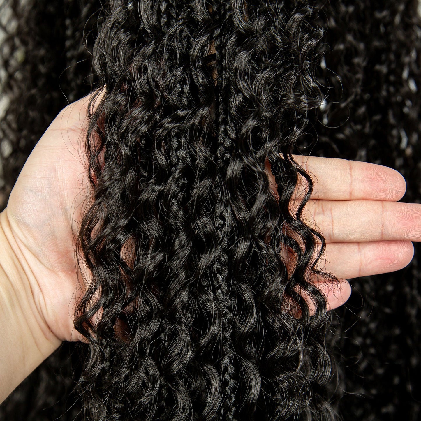 S SEDITTYHAIR Boho Braided Wig Synthetic Full Lace Knotless Box Braids Hair Wig 40 inches