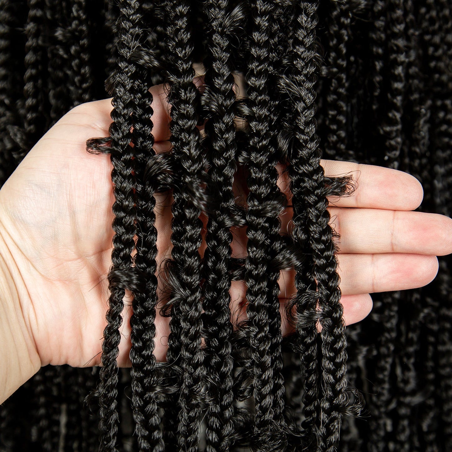 S SEDITTYHAIR Synthetic Braided Wig Full Lace Knotless Box Braids Hair Wig for Black Women 34 inches