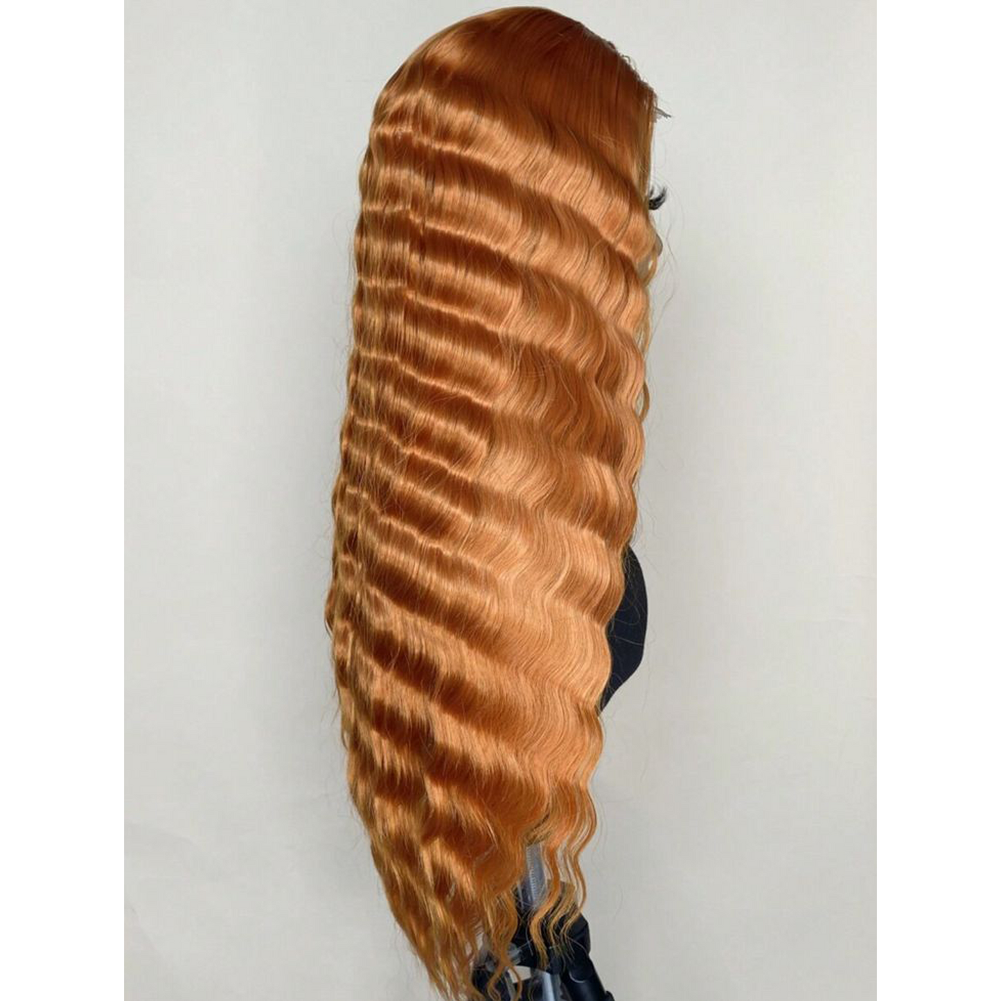 S SEDITTYHAIR 13x4 200% Density Lace Deep wave Orange 100% Human Hair Wig