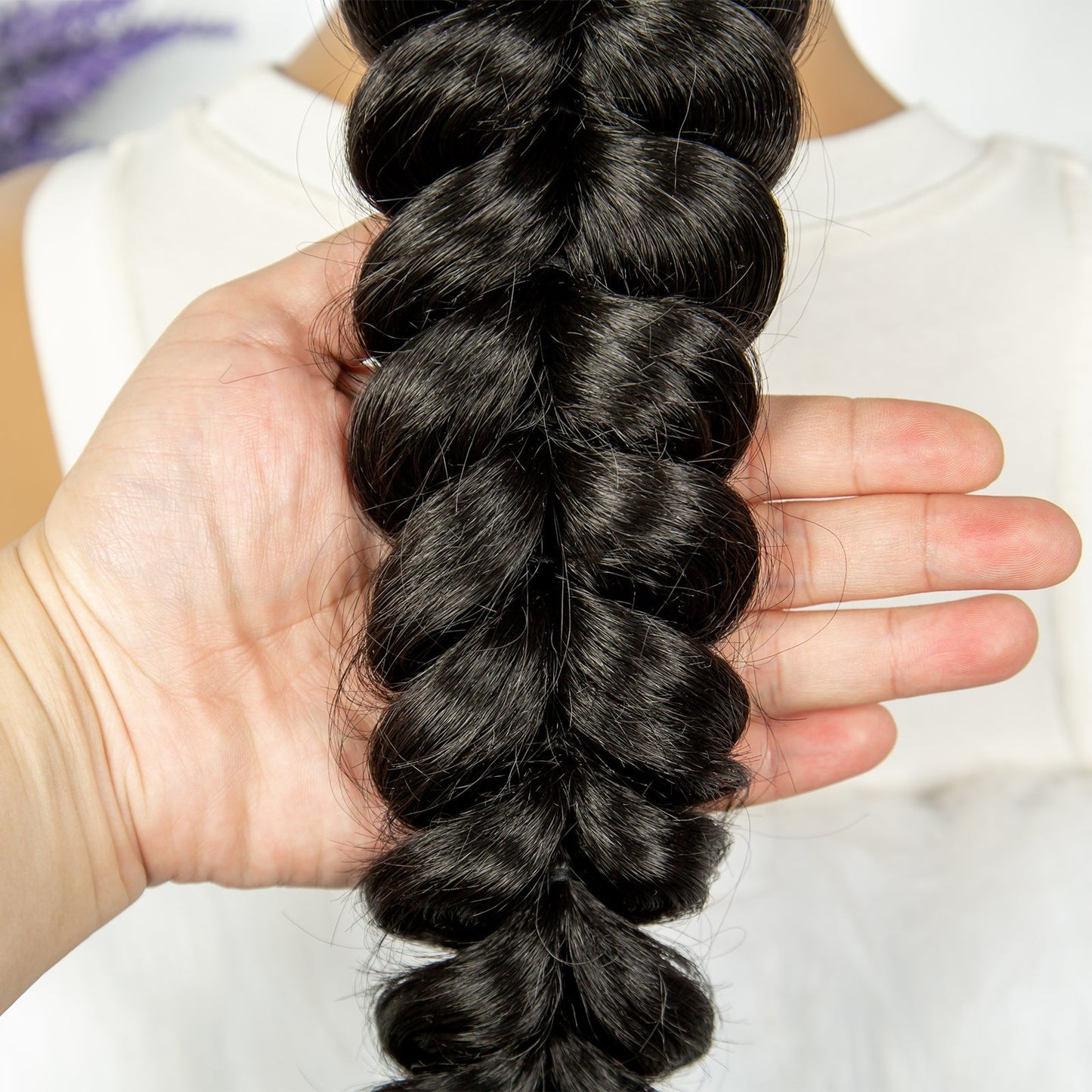 S SEDITTYHAIR Synthetic Braided Wig Lace Front Wig 24"
