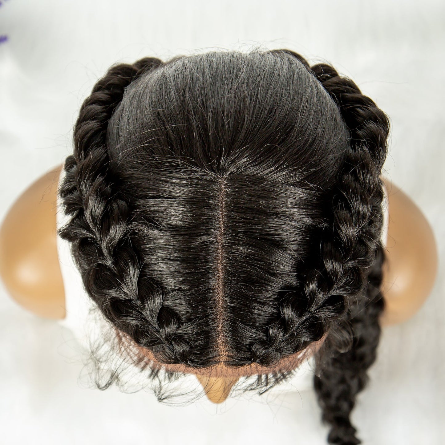 S SEDITTYHAIR Synthetic Braided Wig Lace Front Wig 24"