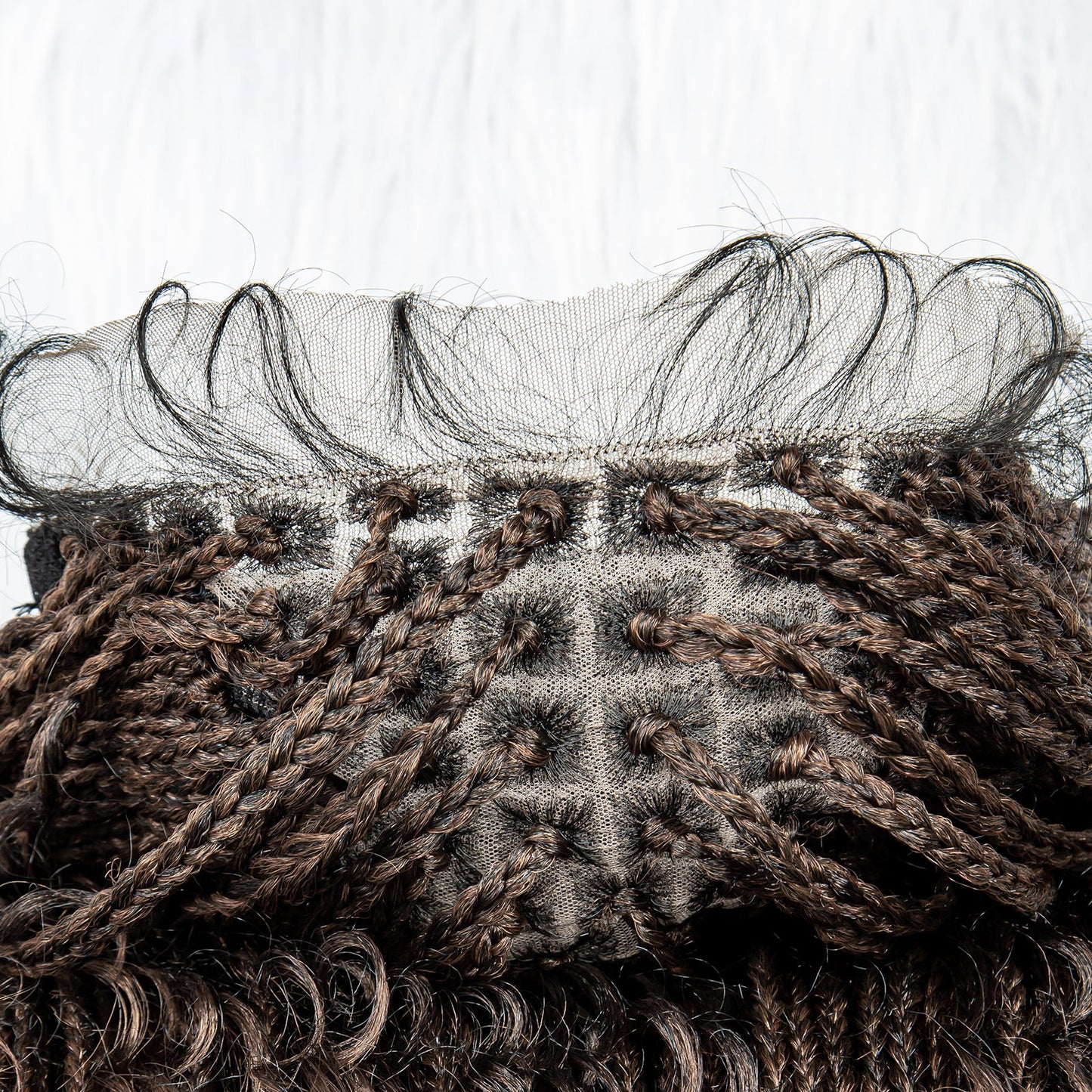 S SEDITTYHAIR Bohemian Box Boho Braided Wigs Synthetic Braided Wig 32" 9x6 Lace Front Braids Hair Wig