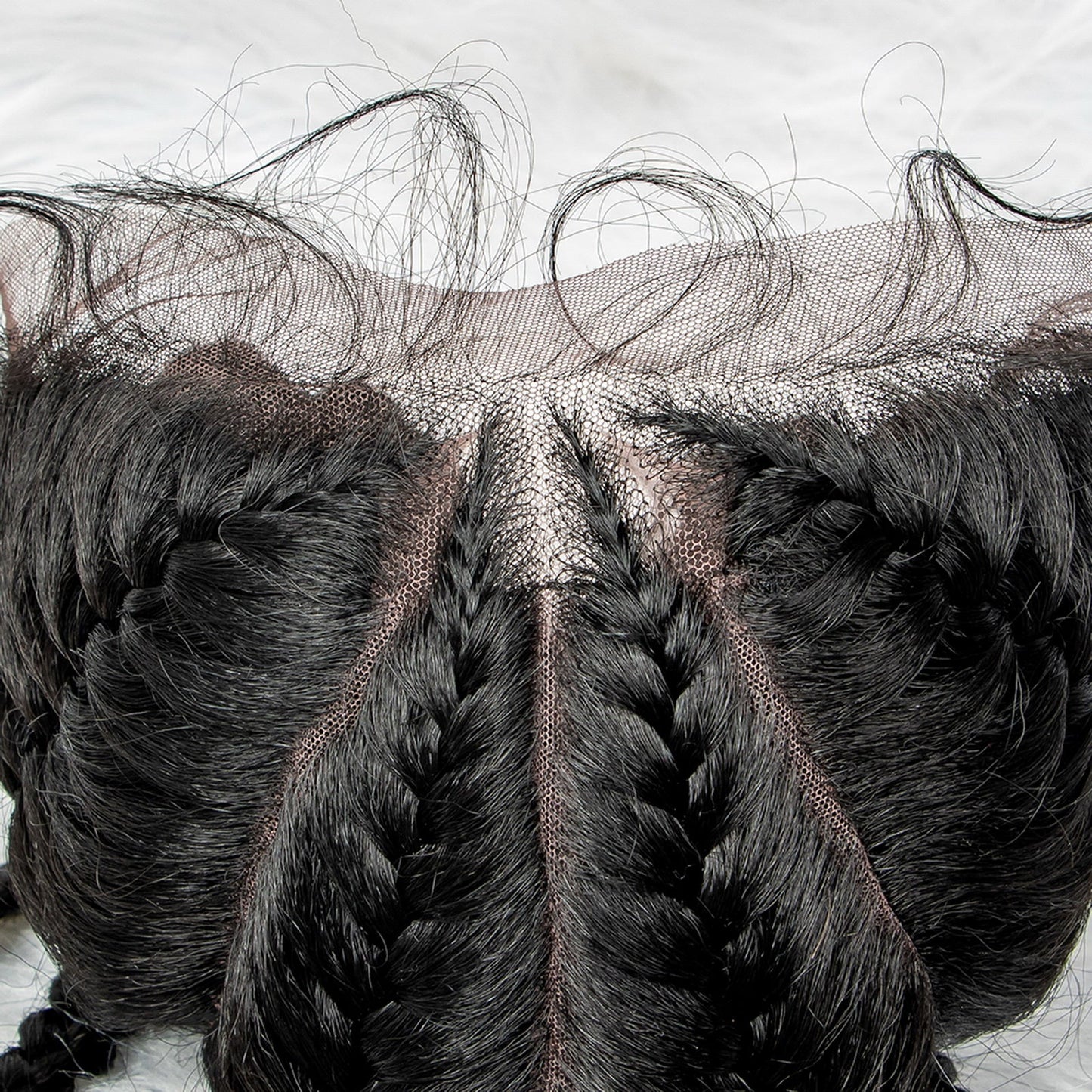S SEDITTYHAIR Lace Front Braided Wigs Synthetic Cornrow Braids Hair Wig 26 inches