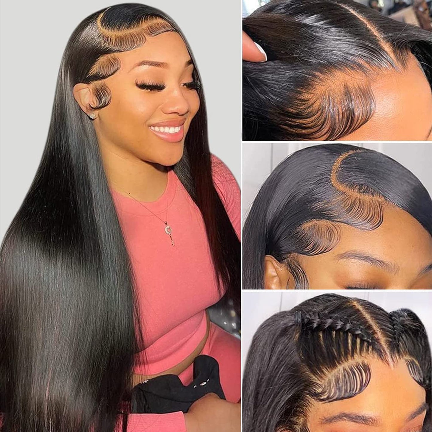 S SEDITTYHAIR Lace Front Human Hair Wig Double Drawn 200% Density