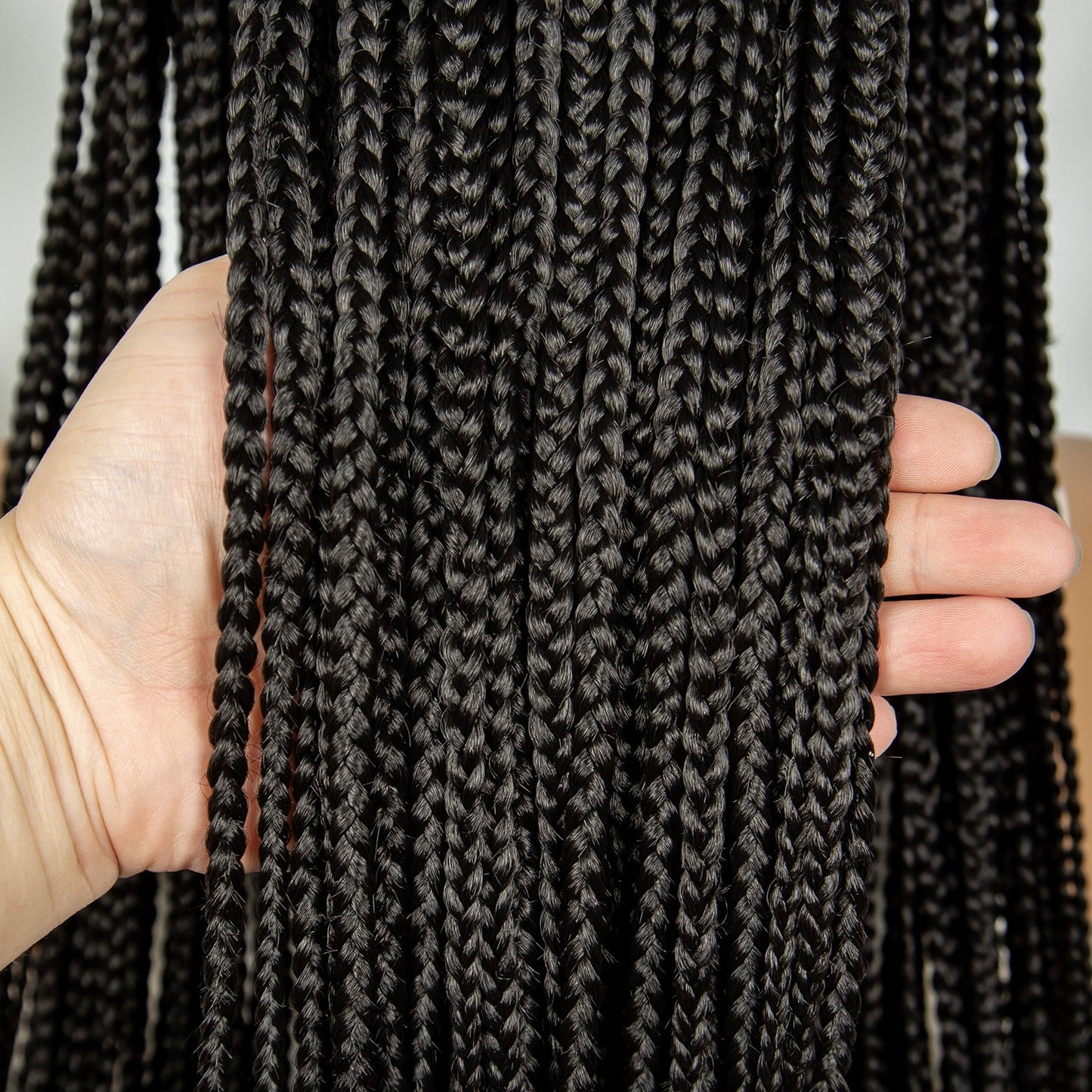 S SEDITTYHAIR Synthetic Full Lace Hair Wig Cornrow Box Braided Wig 36"