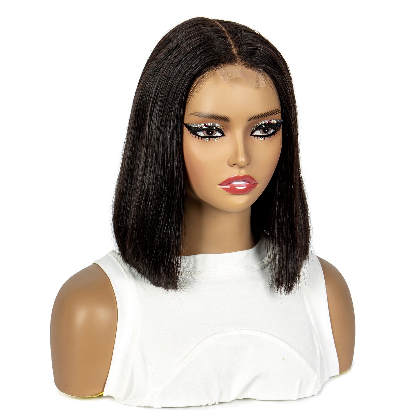 S SEDITTYHAIR Double Drawn 2*6 Lace Closure Straight Wig 200%Density 100% Human Hair